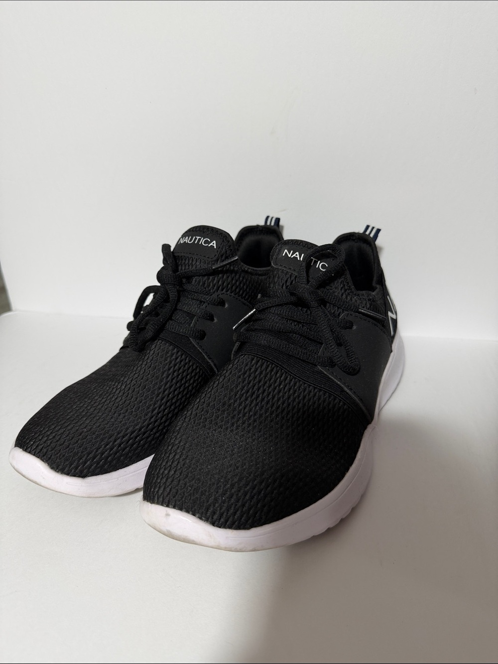Nautica Black and White Athletic Sneakers